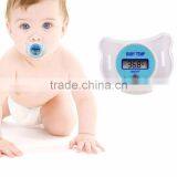 Portable Digital LCD Pacifier Thermometer Baby Nipple Soft Safe Mouth Nipple Temperature Pacifier Chain Clip Holder VCI24 P20 thumbnail-1