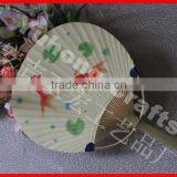 Promotional New Style Bamboo Paper Fan thumbnail-2