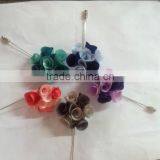 Satin Rose Flower Lapel Pin thumbnail-1