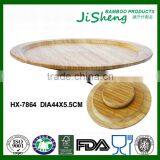 Factory Sales Bamboo Round Lazy Susan Turntable thumbnail-1