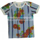 Organic Quality New Design Long and Short Sleeve Baby t Shirts With Eco-friendly Knitted Baby Pants With Kids Matching t Shirt thumbnail-1