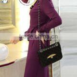 Anly Wholesale Lady Red Attractive Sexy Cotton Long Straight Skirt thumbnail-3