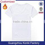 100% Polyester High Quality Sports T-shirt Simple White Color thumbnail-2