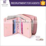 Classic Leisure Ladies Mini Card Wallets Best Selling Fashion Women Sheep Skin Leather Wallet For Sale thumbnail-6