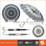 Wholesale Hot Sale 24k Straight Umbrella Manual Open Windproof Umbrella thumbnail-1