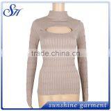 2017 Lates Design Fashion Womens High Neck Top thumbnail-1