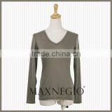 Wholesale Cheap Price New Fashion Ladies Blouse Designs 2016 Candy Colors Women Long Sleeve t Shirt Spring thumbnail-3