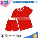 Unisex Kids 100% Cotton T Shirt Custom Baby Clothes T-shirt and Pants Kits Kids clothing Wholesale Manufacturer In China