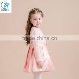 Girl's New Year Party Dress In Stain And Embroidery Fabric 2017 Spring Dress Designs For Girl thumbnail-4