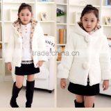 5-11 Years Sweet Beauty Girls Imitation Fur Coat, Comfortable Fashion Autumn and Winter Coat thumbnail-1