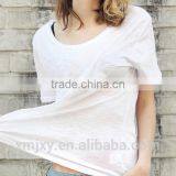 Wholesales T-shirt O-neck Simple Design for Girls thumbnail-2