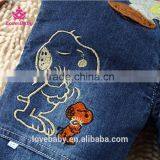 Baby Girls Golf Puggy Cartoon Trousers With Inner Fleece Fit Winter Season For 1-2-3T Babies thumbnail-3