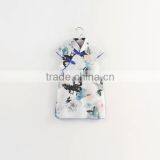 Wholesale - Girls Floral Print Dress 2016 New Style Casual Dress Big Children Girls Owl Cotton QiPao thumbnail-2