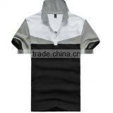 Mens Cotton Block Slim Polo T-shirts TB02 thumbnail-1