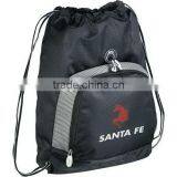 Slazenger Turf Series Drawstring Sportspack - Open Main Compartment With Cinch Top and Comes With Your Logo. thumbnail-1