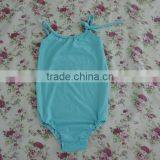 2016 Summer Hot Lovely Toddlers Swing Top Cotton Backless One-piece Strappy Halter Swimwear Comfortable Wholesale Swimwear thumbnail-1