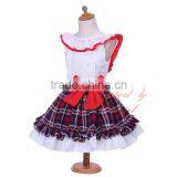Tartan Crop Top and Skirt Set Spanish Baby Clothing thumbnail-2