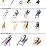 Factory Wholesale and Custom Nickel Metal Two Sided Zipper Slider for Bag thumbnail-4