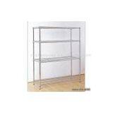 Sell 4-Tier Stainless Steel Warehouse Wire Shelving System thumbnail-1