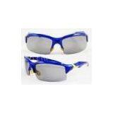 Confortable Polarized Lens Blue Sports Sunglass For Eyewear With Contrast Arm Tip Bp-6333 thumbnail-1