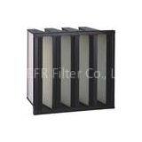 V - Bank 610 305 292mm Non - Clapboard HEPA Box Filters With Galvanized Steel Sheet Frame thumbnail-1