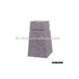 Stone Bollard, G341 Parking Stone, Granite Stop Stone Column thumbnail-1