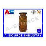 Blue Brown Glass Pharmaceutical Industrial 10ml Dropper Bottles Ayonet Mouth / Dropper thumbnail-1