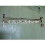 Colorful Single Row Chrome Metal Hanging Glass Wine Rack MH-GR-15006 thumbnail-1