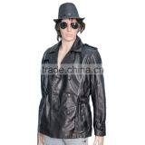 DOUBLE PRESS OFFICER LEATHER COAT SHEEP LEATHER thumbnail-6