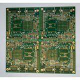 Gold Multi-layer Printed Circuits Board (PCB) With Min. Line Width/spacing 4.72/5.12 Mil for Industrial Solution