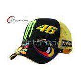 Cotton Twill Fabric Racing Baseball Caps With Metal Buckle Closure For Youth thumbnail-1