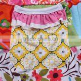 2017 Flutter Sleeve Patchwork Summer Dresses Baby Girls Dress Designs thumbnail-4