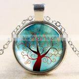 XP-TGN-LT-144 Popular Accessories Life Tree Pendant Family Diy Image Glass Cabochon Necklace For Gift Women Men Child thumbnail-2