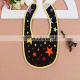 Colorful Stripe EVA Bib 100% Cotton Waterproof Polyester Baby Bibs thumbnail-5