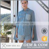 Cheaper Price Long Sleeve Hooded T Shirt thumbnail-3