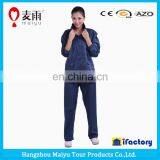 Durable Adult Waterproof Plastic Pant Blue Rain Jackets thumbnail-4