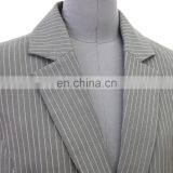 Lady High Quality Hot Sale Stripe Blazer Suit thumbnail-3