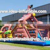 Inflatable Pirate Obstacle Course, PVC Type Inflatable Amusement Park ID-OB002