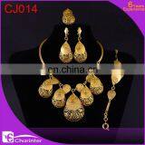 free shipping big fashion jewelry set/dubai gold jewelry set / rani haar jewelry set CJ014