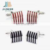 Custom Own Logo Soft Enamel Fashion Blank Metal Cufflinks