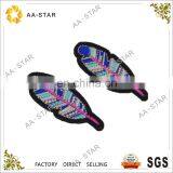 A Pair of Feathers Custom Cheap Embroidery for Clothing thumbnail-1