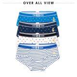 Ocean Wind Series Printed Couple Underwear, Ladies Triangle Underwear OEM / ODM thumbnail-4