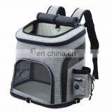 New Design Upgraded Cationic Flax Luxury Breathable Pet Backpack Cat Bag Cat Cage Dog Bag Pet Backpack Pet Travel Bag thumbnail-5