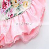 Baby Girl Pink Outfits Girls Lace Tops + Floral Short Pants 2pcs Set Summer Suit for 0-2years thumbnail-6