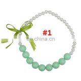 Girl Rainbow Necklace Children Pearl Candy Bubble Beads Jewelry thumbnail-6