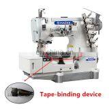 MC 500-02 HIGH-SPEED INTERLOCK SEWING MACHINE WITH TAPE BINDING(EDGE ROLLIING) thumbnail-2