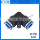 Auto Air Conditioning Fittings PUL Series Equal Size Union Elbow Pneumatic Fitting With Plastic Material thumbnail-1