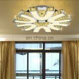 LED Crystal Flush Mounted Lamp Crystal Chandeliers Ceiling Light thumbnail-2