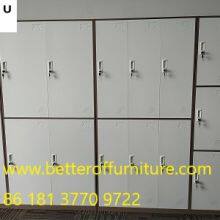 4 Door Steel Locker H1850XW900XD400mm Metal Furniture Wardrobe Storage Cabinet thumbnail-2