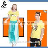 Lover Couples t Shirt With Customized Printing in 100% Carted Cotton Material thumbnail-1
